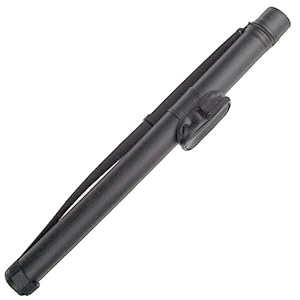 1x1 Hard Pool Cue Billiard Stick Carrying Case, Black