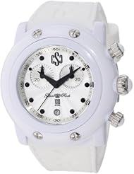 Glam Rock Womens GK1152 Miami Beach White Guilloche Chronograph Watch