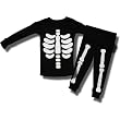 Halloween Black Skeleton Pajamas for Infant Boys