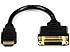 StarTech.com 8in HDMI to DVI-D Video Cable Adapter - HDMI Male to DVI Female - HDMI to DVI Dongle Adapter Cable