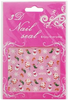 Christmas Gifts Snowman-Santa-Snowflake Nail Stickers Decals For Women Girls