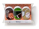 Mayfair Lane Happeez Clipper, Basketball, Football, Baseball, Assorted Pack of 3 (CT3025)