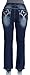 WallFlower Plus Size Luscious Curvy Barely Bootcut Jeans