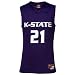 Nike Kansas State Wildcats #21 Purple Replica Basketball Jersey