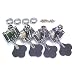 Mighty Mite Fender Style Electric Bass Tuning Machines - Chrome