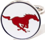 Cufflinks Inc Men's Smu Mustangs Cufflinks Red/white