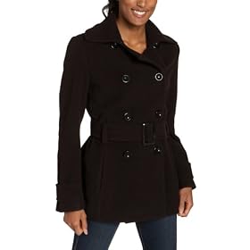 Liz Claiborne Ladies Double Breasted 6 Button Peacoat With Big Buckle Belt by var goTwisterProductImageStrings = new Object();goTwisterProductImageStrings['prodImageNotAvailTextNoColor'] = 