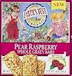 Earth's Best Kidz Organic Whole Grain Bars, Pear Raspberrys, 4.4-Ounce Boxes (Pack of 12)
