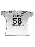 White No. 58 Game Used Oregon Russell Football Jersey