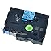 GREENCYCLE 2 PK Black on Blue TZ 531 TZe531 12mm Label Tape Compatible with Brother P-Touch Printer