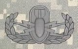 EOD (Basic) - Metal Insignia - Black - Full Size