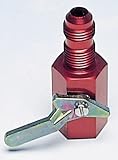 Earl's 230502 Red Anodized Aluminum Shut Off Valve