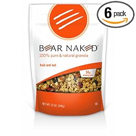 Bear Naked All Natural Granola, Fruit and Nut,  12-Ounce Pouches (Pack of 6)