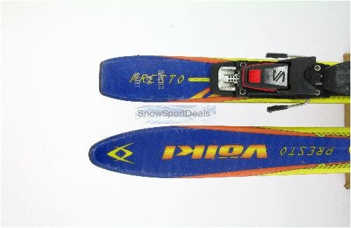 Volkl Presto Kids Used 100cm Jr Shape Snow Ski w/bind A
