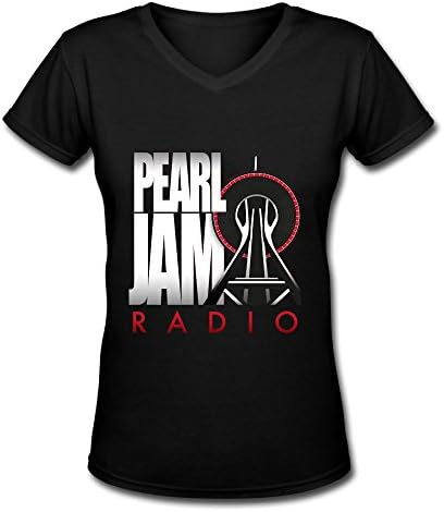Pearl Jam Tour 2016 Poster Black V Neck T Shirt For Women
