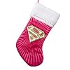Kurt Adler SU7901 Super Girl Applique Stocking, 19-Inch