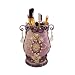 Victorian Brush Holder - Lavender Cameo - FREE Make Up Brushes Included!