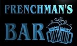 w098896-b FRENCHMAN Name Home Bar Pub Beer Mugs Cheers Neon Light Sign