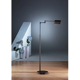 Holtkoetter Adjustable Swing Arm Pharmacy Floor Lamp