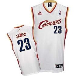 LeBron James Youth Jersey: adidas White Replica #23 Cleveland Cavaliers Jersey