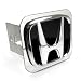 Honda OEM Style 3D Chrome Logo Tow Hitch Cover Plug
