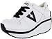VOLATILE Flyer Womens Casual Leather Lace-Up Platform Wedge Heels Athletic Shoes Sneakers White