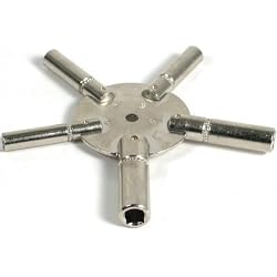 5 Bergeon Mantle Clock Keys Mainspring Winder Tools