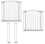Dreambaby Swing Close Gate Value Pack, Includes 2 Gates and 2 Extensions