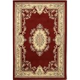 2' x 3' Hand-tufted Traditional Rug New Zealand Wool by Chandra Rugs