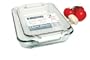 Anchor Hocking Oven Basics 2 Piece Value Pack includes 2 Quart and 3 Quart Baking Dishes, Crystal Clear
