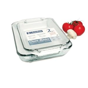 Click here to buy Anchor Hocking Oven Basics 2 Piece Value Pack includes 2 Quart and 3 Quart Baking Dishes,... by Anchor Hocking.