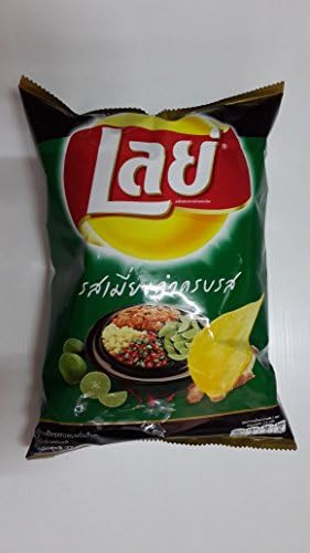 POTATO CHIPS CHILI AND LIME FLAVOUR 77G. 2 PACKS BY LAY"S THAILAND