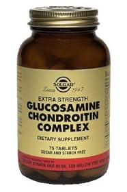 Solgar, Extra Strength Glucosamine Chondroitin Complex 300 Tablets