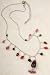 Red, Black and Purple Murano Glass Necklace