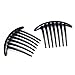 TOOGOO(R) 2pcs Hair Comb Pin Accessories Plastic Women Lady Fashion Black