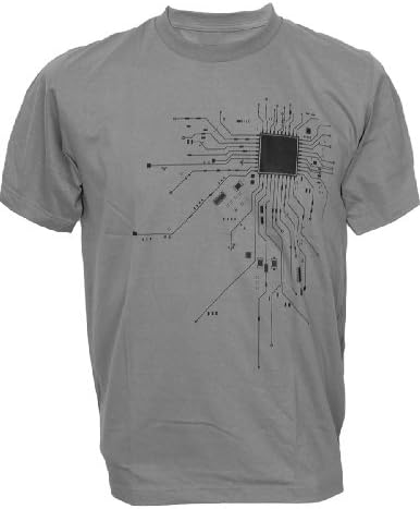 SODAtees Men's COMPUTER CPU CORE HEAT Geek T-Shirt
