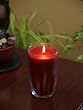 Filled Candle in Carmona Jar- Red Currant Scent, 19 oz