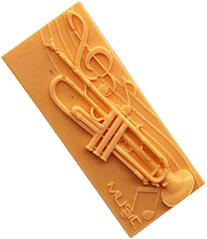 Lingmoldshop Musical Instruments C434 Craft Art Silicone Soap Mold DIY Candy Mould Craft Molds Handmade Candle Molds