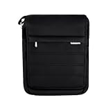 CaseCrown Padded Vertical Mobile Messenger Bag (Black) to Protect the Acer Aspire One AOD250-1165 10.1-Inch Blue Netbook