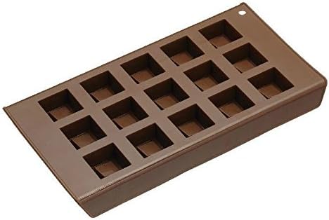 Kitchen Craft Sweetly Does It Chocolate MMould - 15 Hole Square Shaped (Pack of 2)