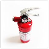1x Mini Fire Extinguisher Metal Refillable Cigar Cigarette Lighter w/ White Light # fire extinguisher