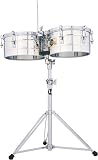 Latin Percussion LP257 - S Tito Puente Stainless Steel Timbales, 14 &acute; &acute; & 15 &acute; &acute; - B0002F4UEK