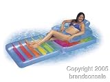 Inflatable Floating Pool Lounge Chair Raft