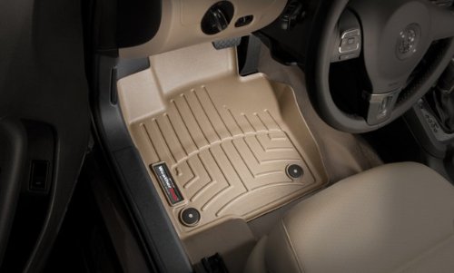WeatherTech - 450661 - 2007 - 2011 GMC Yukon Denali XL Tan 1st Row FloorLiner