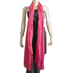 Women's Summer Dresses Accessory Cotton Scarves Tie and Dye 88 x 40 inches