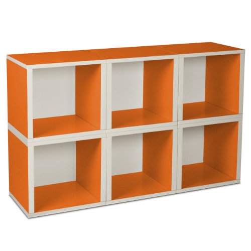 Way Basics Modular Storage Cubes, Orange tiimasey
