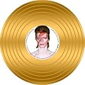 David Bowie Gold Record Chocolate Coin||AFTTO ||EVAEX