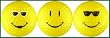 Smiley Face Golf Balls - Yellow Variety