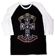 Guns N' Roses Appetite For Destruction Cover Mens Raglan T-shirt