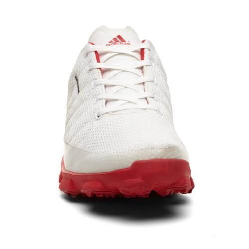 adidas 2013 Crossflex Golf Shoes White/Red/Black 10.5